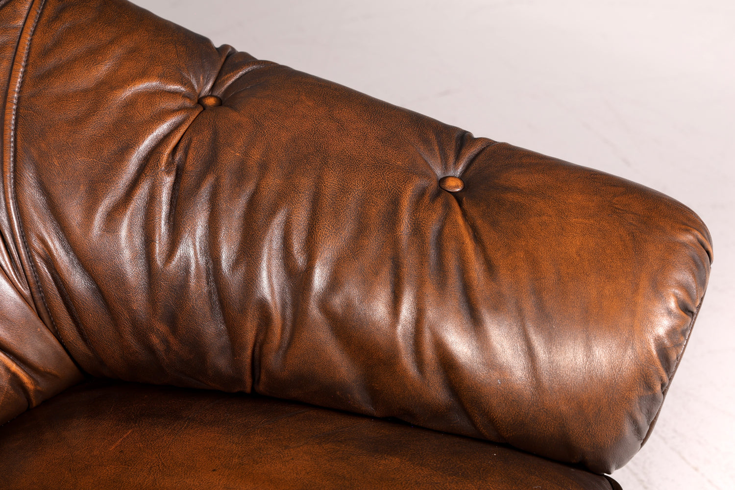 Wunderschöner Original Chesterfield Ledersessel Echt Leder Englisch Herrensessel Vintage