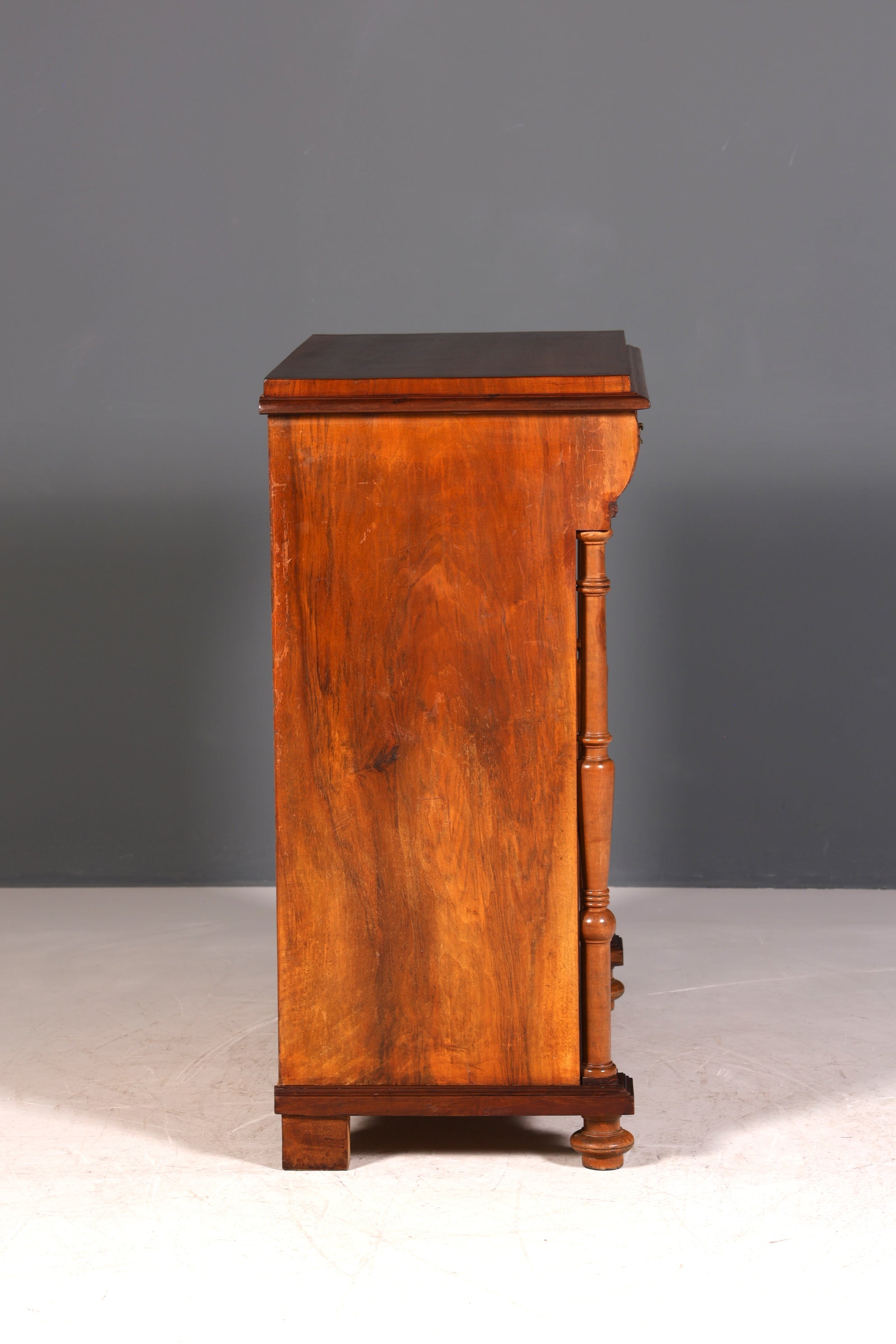 Traumhafter Gründerzeit Schrank Louis Philippe Vertiko Antik Highboard Kommode