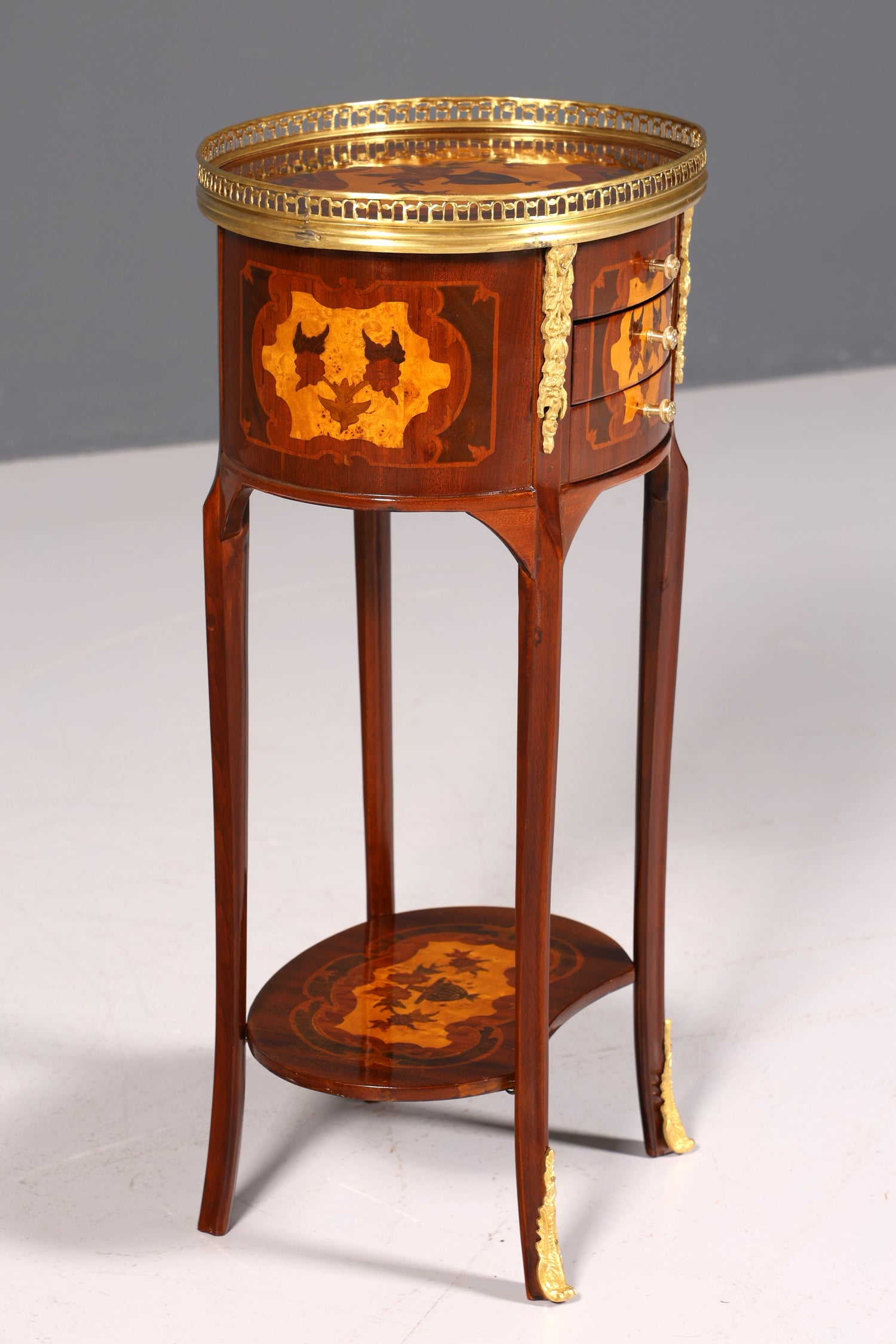 Edler Barock Louis XV Stil Beistelltisch Ablagetisch Kommode Antik Stil