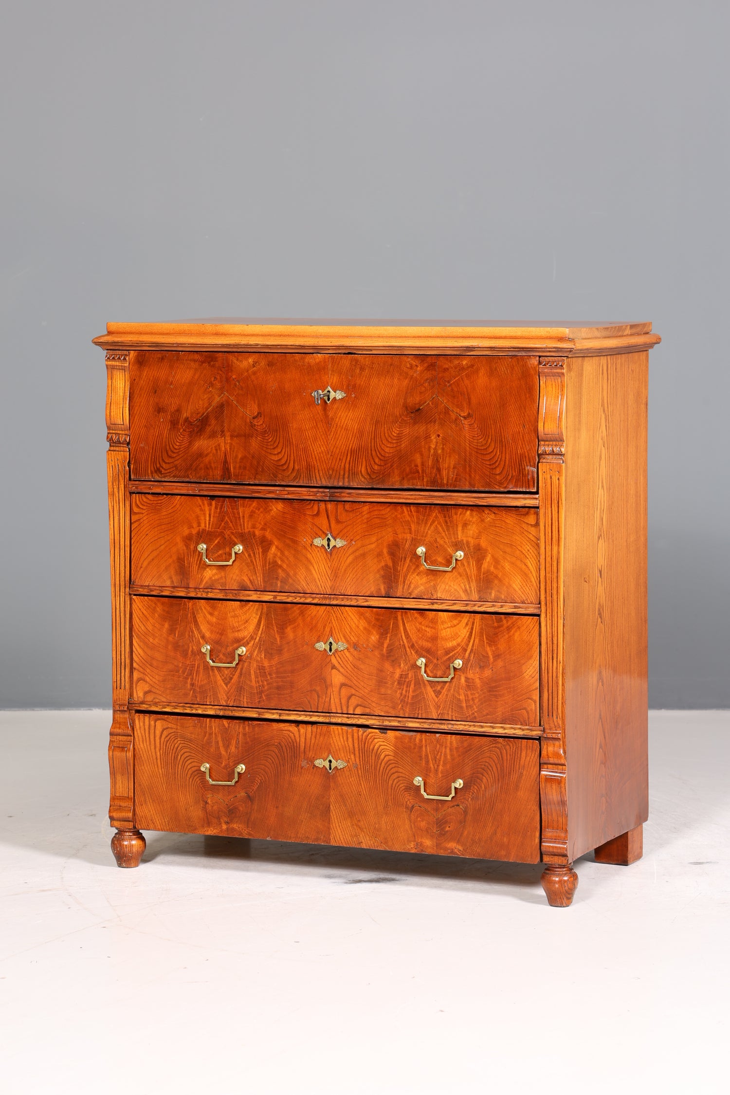 Wunderschöner Gründerzeit Sekretär Vertiko Highboard Jugendstil Kommode Schrank um 1880