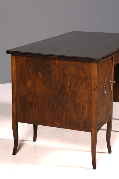 G363 Finish Wunderschöner Jugendstil Schreibtisch echt Holz Office Table (Kopie)