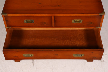 Traumhafte Maritime Kommode Military Chest Englisch Schiffskommode Schrank Kolonial Vintage