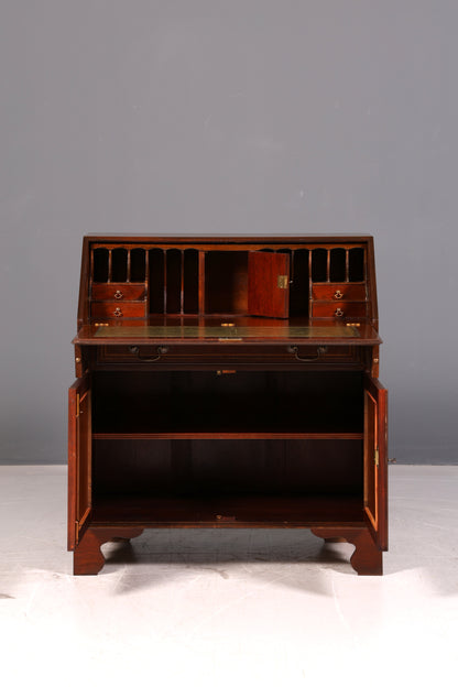 Wunderschöner Englischer Sekretär Schreibkommode Echt Holz Schreibtisch Kommode 60s Vintage