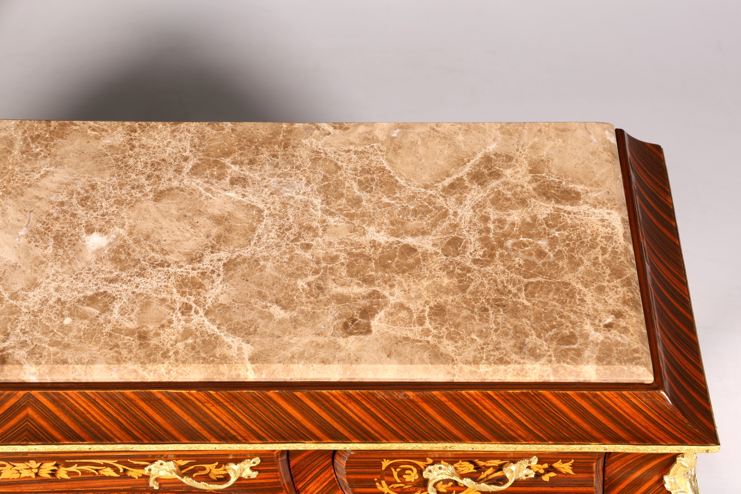 Traumhafte Barock Stil Konsolen Tisch Marmor Antik Stil Intarsien Konsole