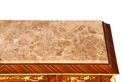 Traumhafte Barock Stil Konsolen Tisch Marmor Antik Stil Intarsien Konsole