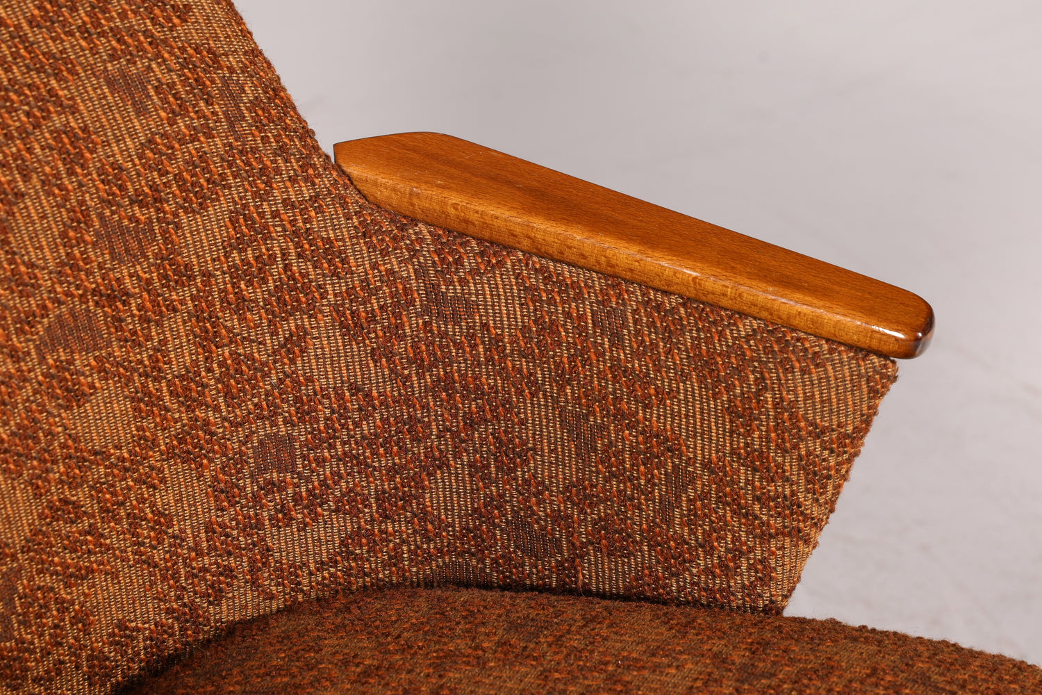 Wunderschöner Mid Century Stuhl Retro Armlehnstuhl Cocktailstuhl Küchenstuhl Sekretär Stuhl 2 von 4
