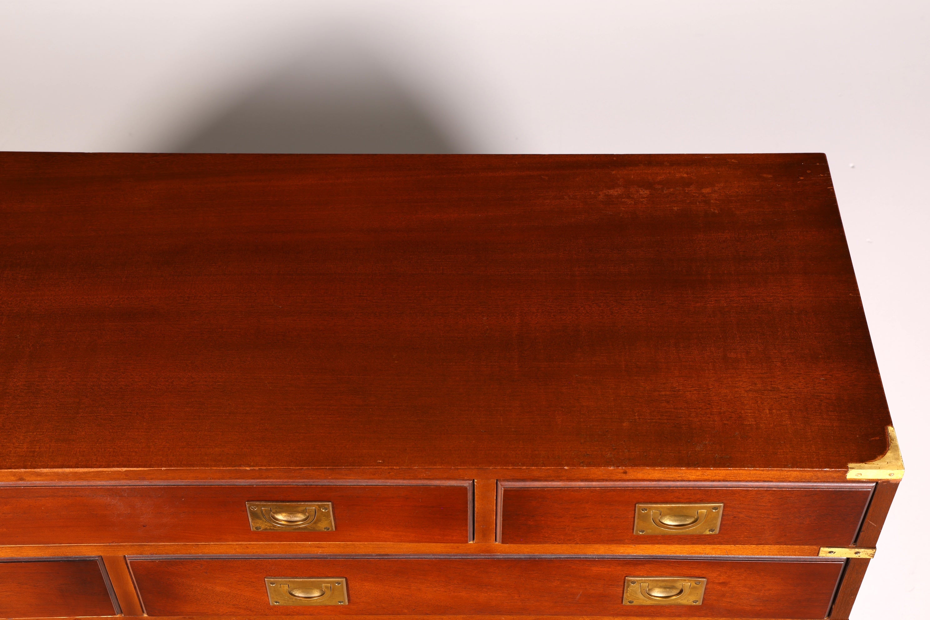 Traumhaftes Maritimes Sideboard Englische Schiffskommode Military Chest Schrank Antik Massivholz