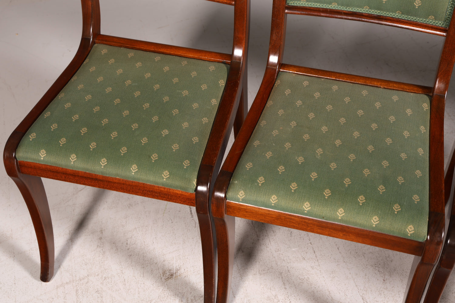 6x Elegant English Dining Chairs 60s Kitchen Chairs Dining Room Chairs Chair Set