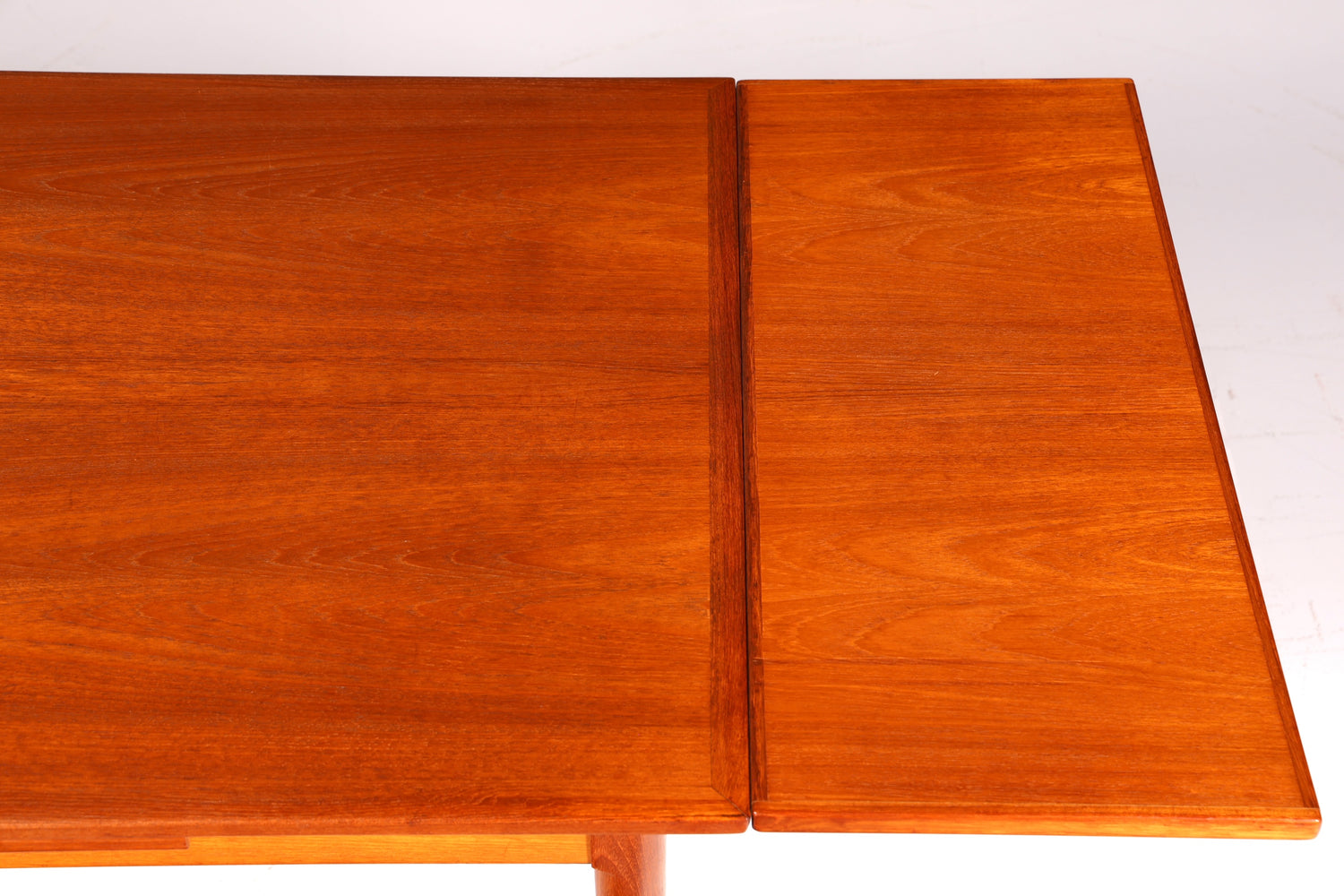 Schlichter Mid Century Esstisch Bernhard Pedersen &amp;Søn ausziehbarer Danish Design Teak Holz Küchentisch Esszimmer Tisch