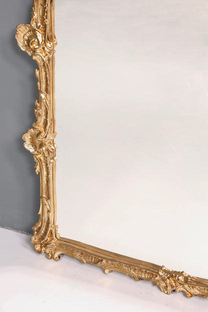 Wunderschöner Prunk Barock Stil Wandspiegel Ornamenten Gold Spiegel Flurspiegel Spiegel