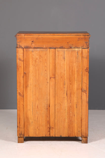 G076 Finish Traumhaftes Gründerzeit Vertiko Jugendstil Schrank Antik Highboard Kommode