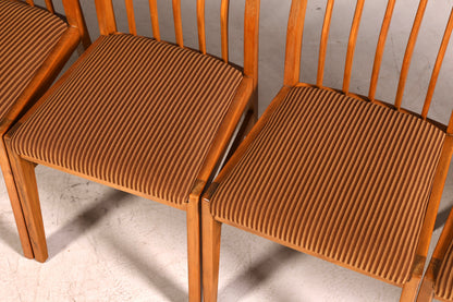 G228 Finish 6x Schlichte Mid Century Stühle Retro Stuhlset Danish Design Küchenstühle Esszimmer Stühle (Kopie)
