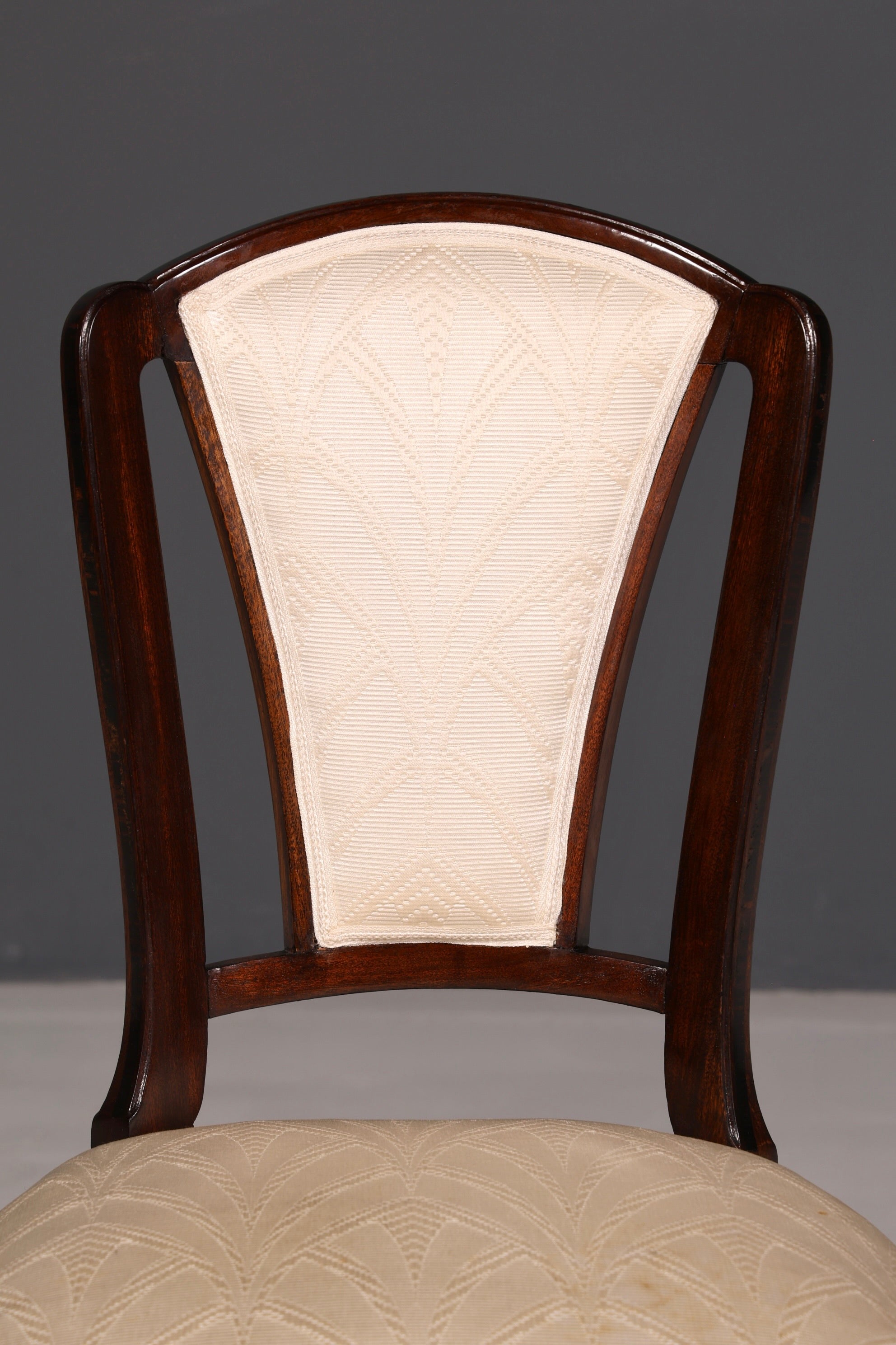 Elegant Art Deco chair Vintage dining chair writing desk chair upholstered chair armchair kitchen chair 1 of 2