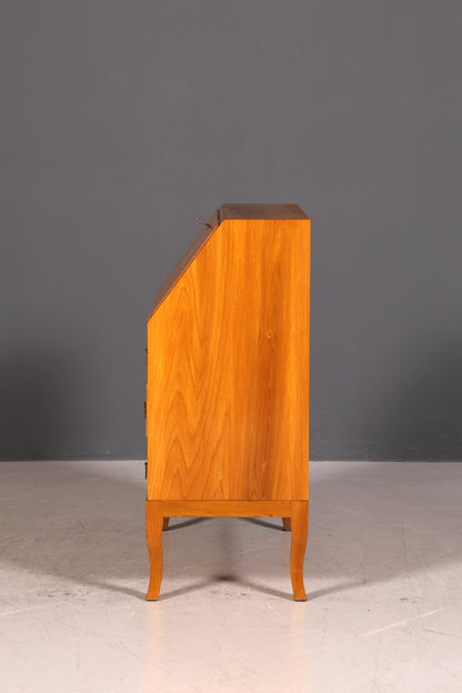 G677 Finish cm Schlichter Mid Century Sekretär Vintage Schreibmöbel echt Holz Kommode Office Secretary (Kopie)