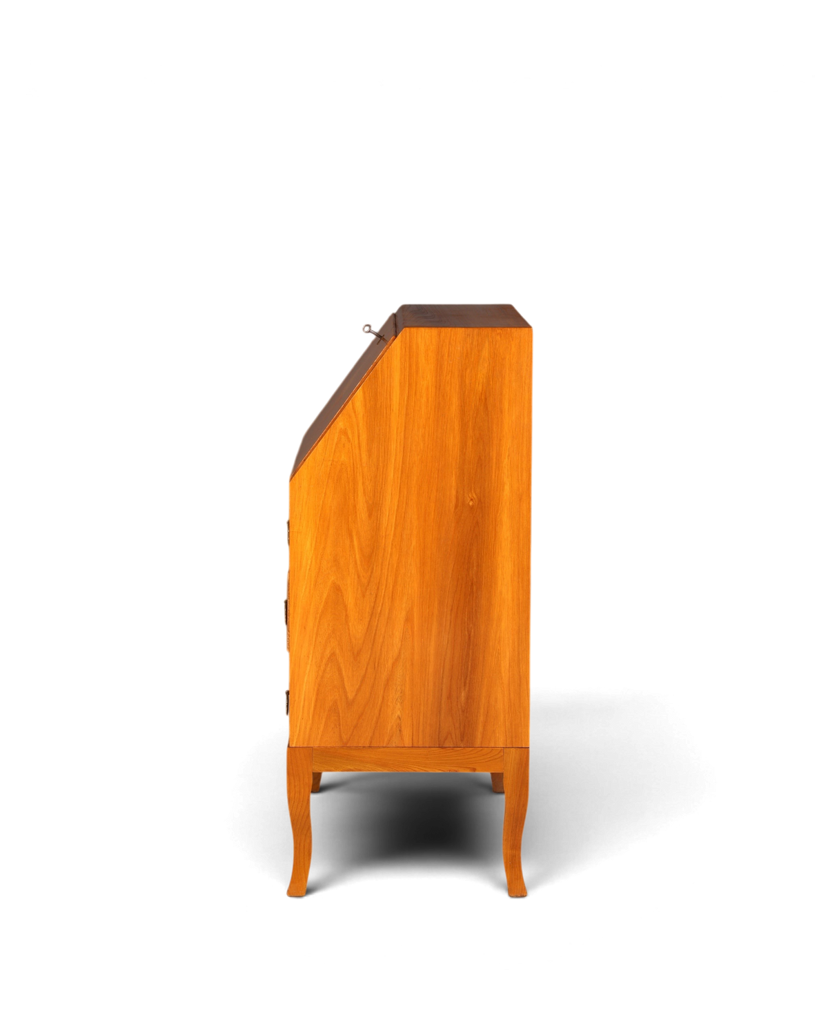 G677 Finish cm Schlichter Mid Century Sekretär Vintage Schreibmöbel echt Holz Kommode Office Secretary (Kopie)