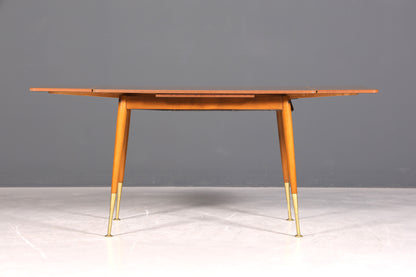F964 Finish Wunderschöner Mid Century Küchentisch Vintage Tisch ausziehbar und höhenverstellbar