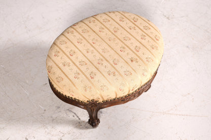 Wunderschöner Chippendale Hocker Barock Antik Stil Fussablage Schemel