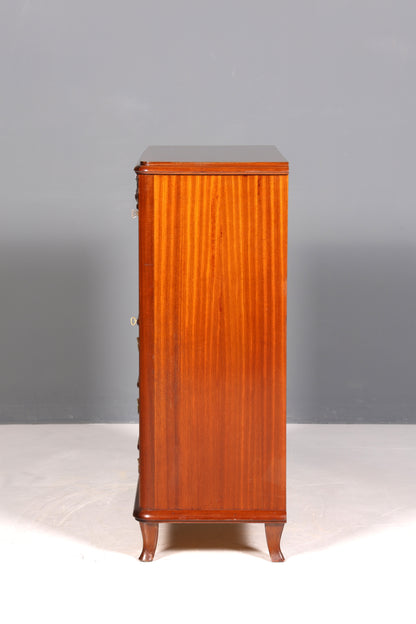 Wunderschöner Sekretär im Antik Stil Büro Kommode Art Deco Stil 50s Vertiko Schreibkommode Kommode