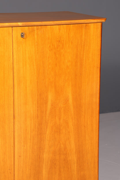Wunderschöner Mid Century Schrank 60er Jahre Vertiko Highboard Wäscheschrank Aktenschrank Kommode Echt Holz Vintage