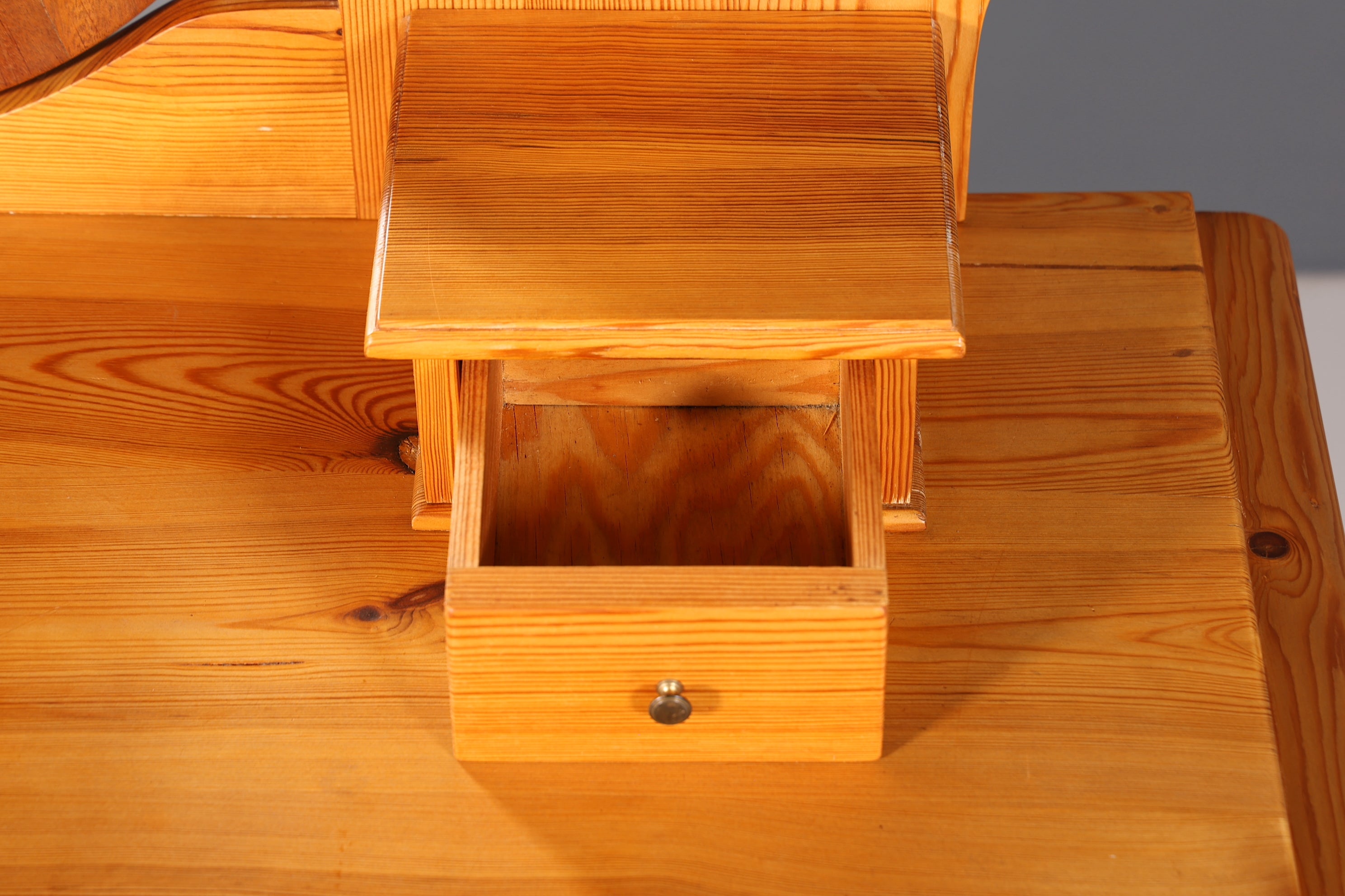 Stilvolle Gründerzeit Kommode Antik Louis Philippe Sideboard mit Spiegel Flurkommode