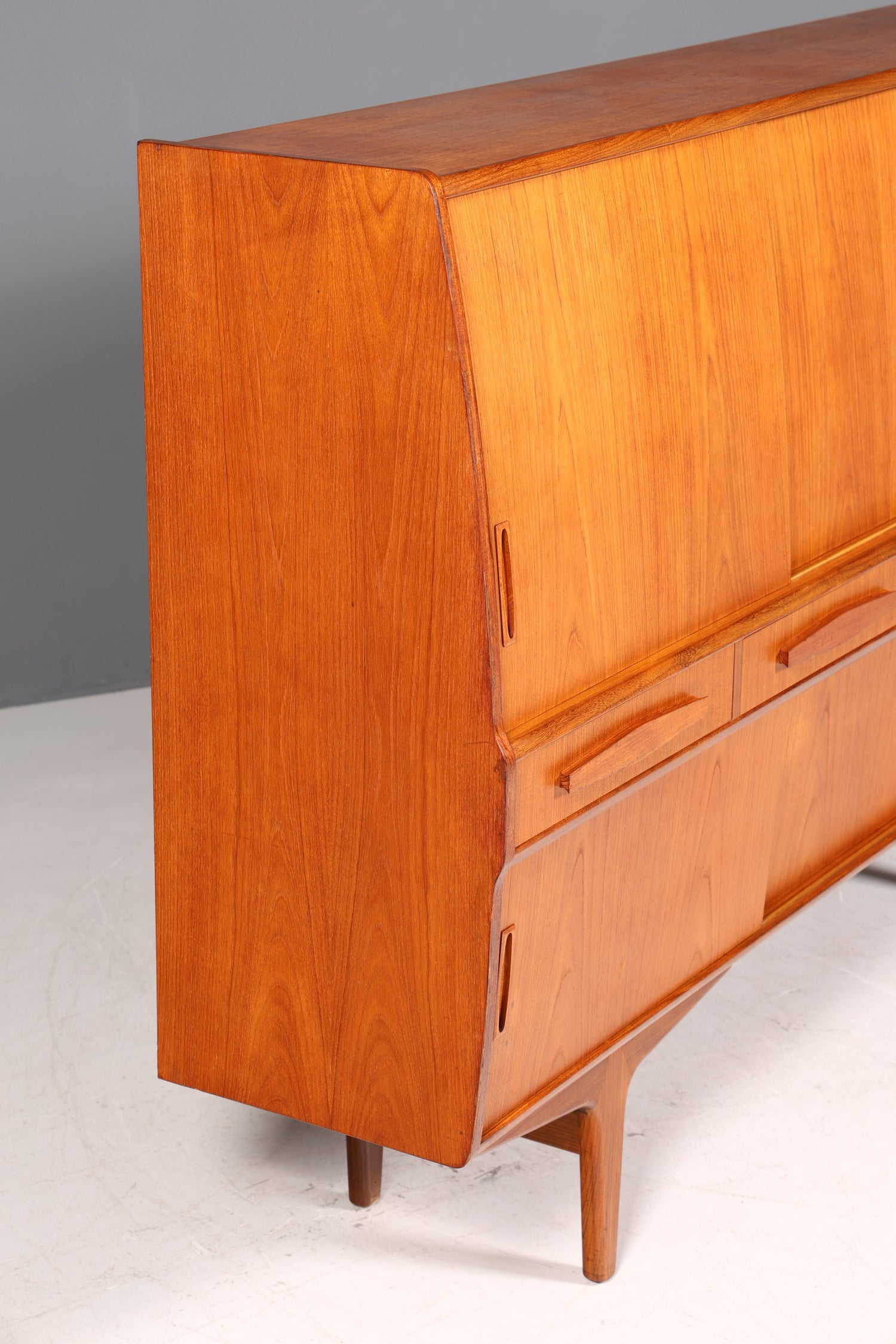 Wunderschönes Mid Century Highboard Teak Holz Original PAM Viby J. Schrank Büro Kommode Barschrank 60er Jahre