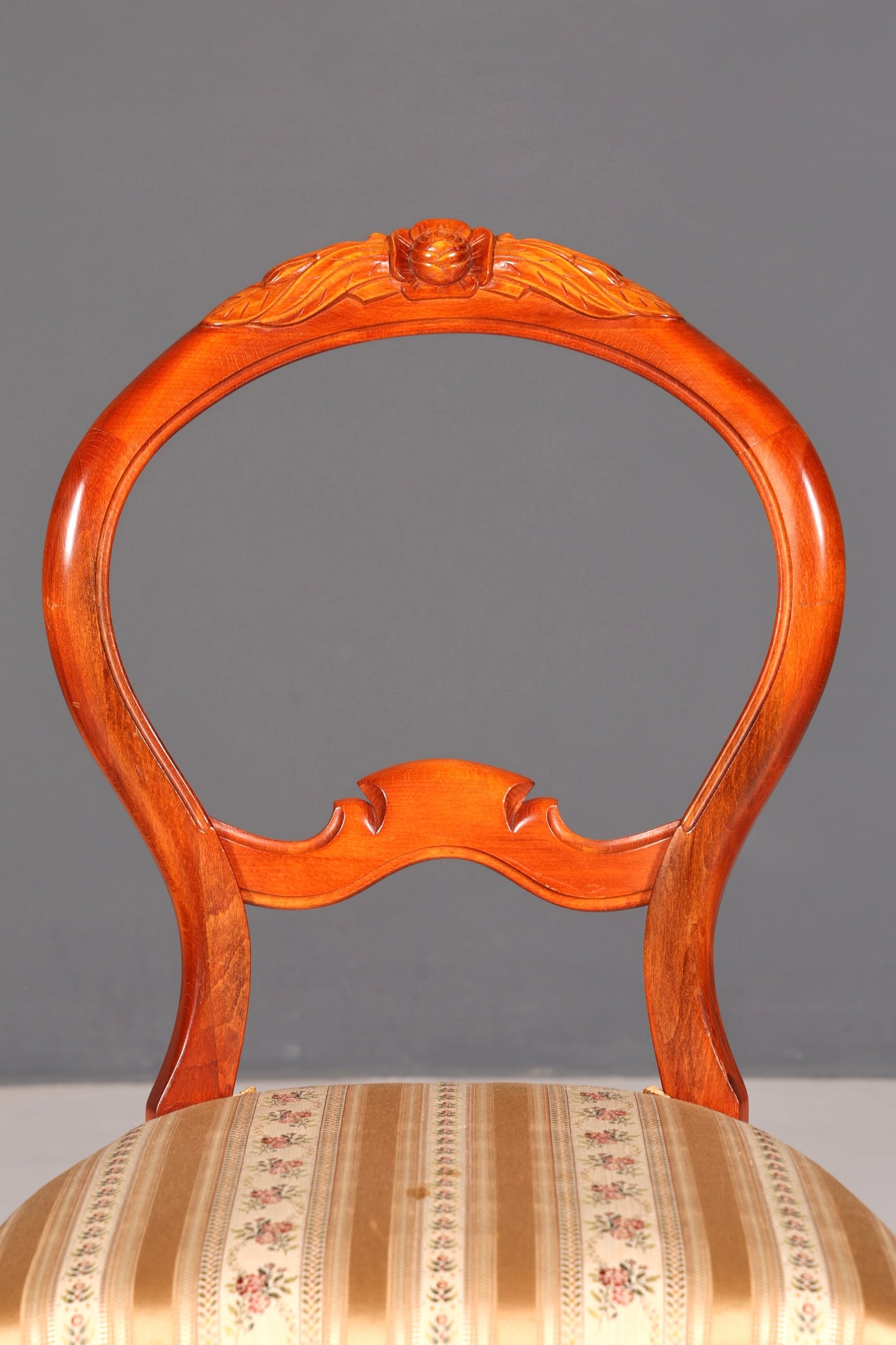 Traumhafter Louis Philippe Stuhl um 1880 Biedermeier Antik Sekretär Stuhl Echt Holz Polsterstuhl Esszimmerstuhl Vintage