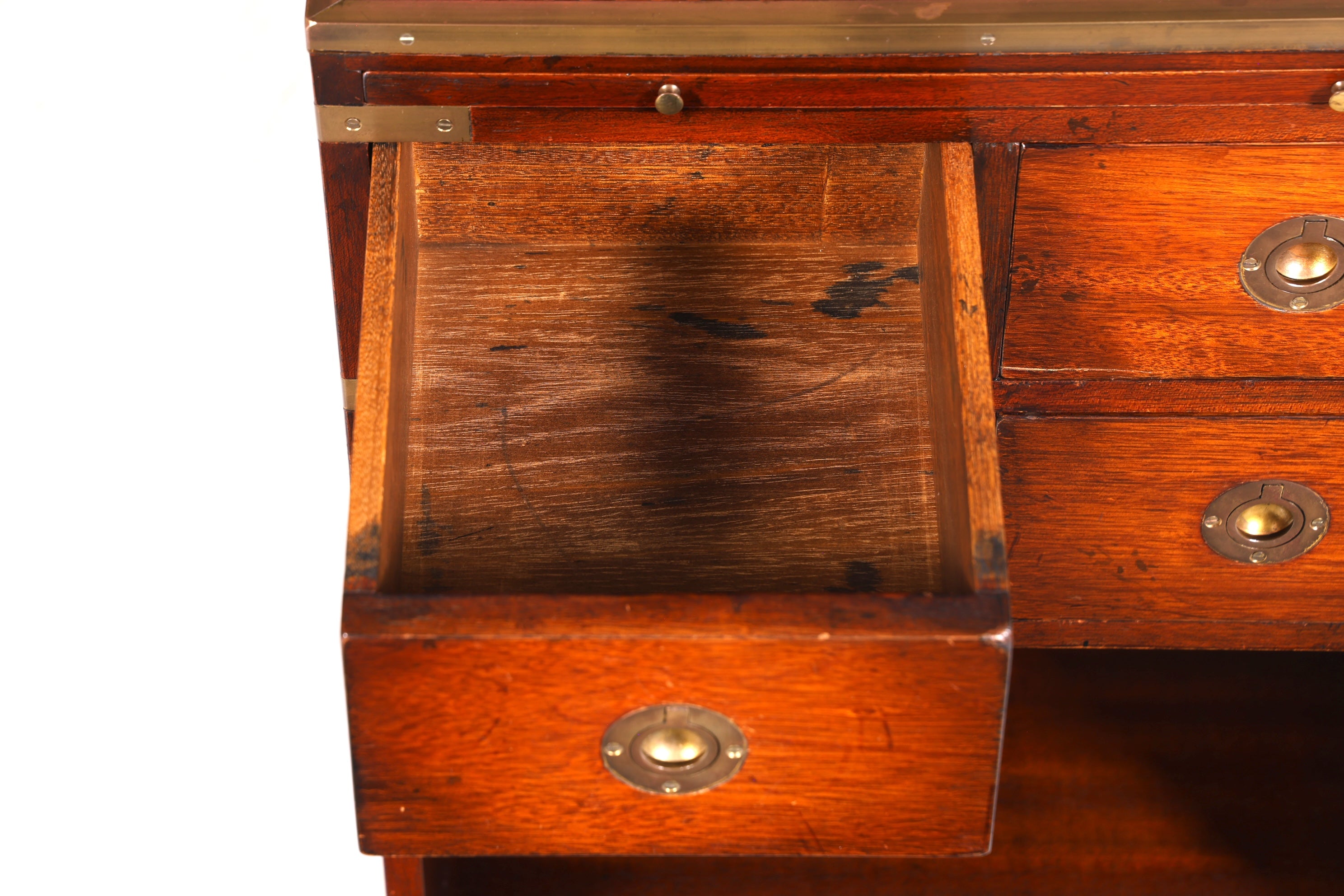 Traumhafte Maritime Kommode Englischer Schiffs Nachttisch Englisch Antik Ablagetisch 1 von 2