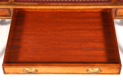 F959 Finish cm Filigraner Englischer Schreibtisch Englisch Desk Bürotisch 60s Office Table