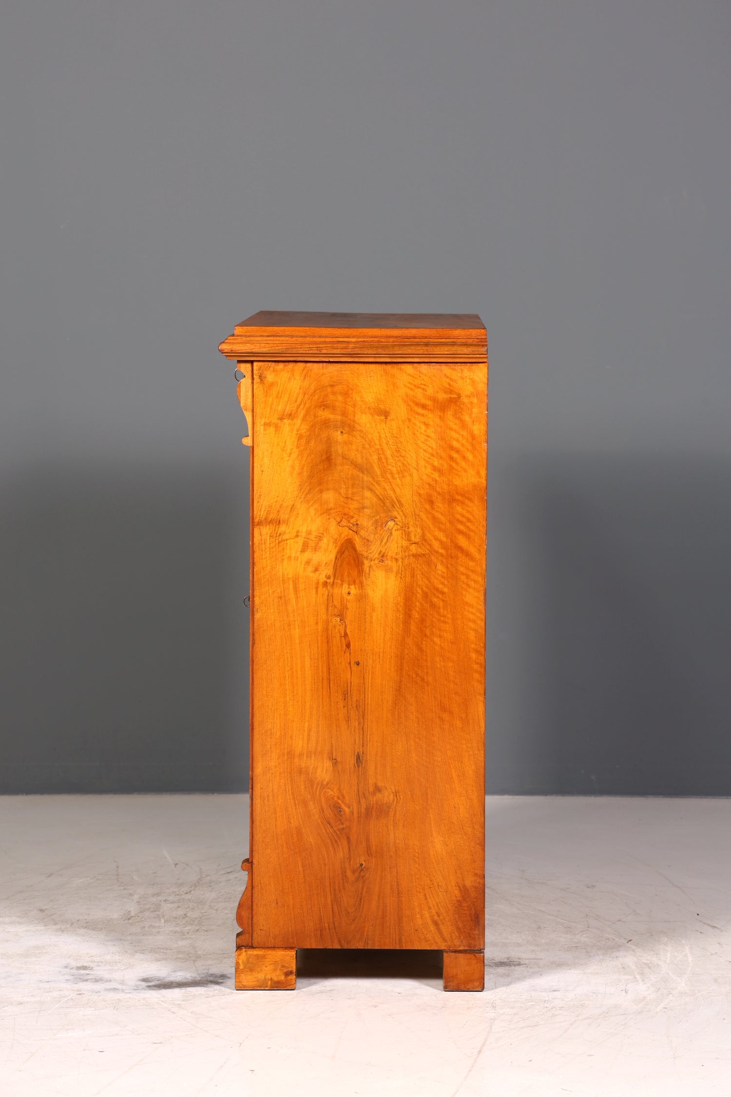 Stilvoller Biedermeier Sekretär Vertiko Louis Philippe  Kommode Schubladenkommode