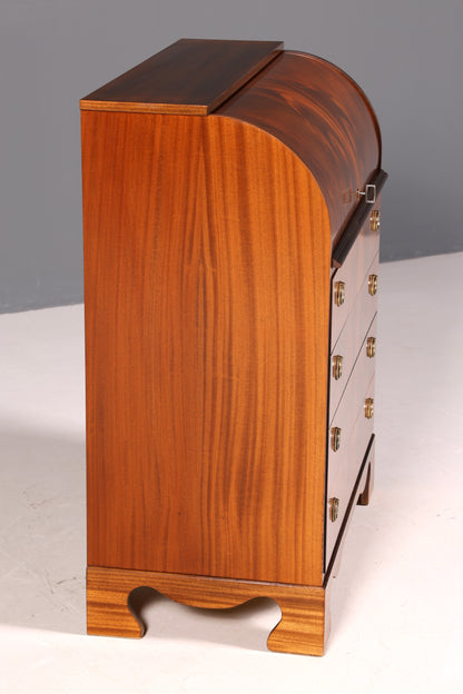 G099 Finish Wunderschöner Englischer Sekretär Schreibkommode echt Holz Schreibtisch Kommode