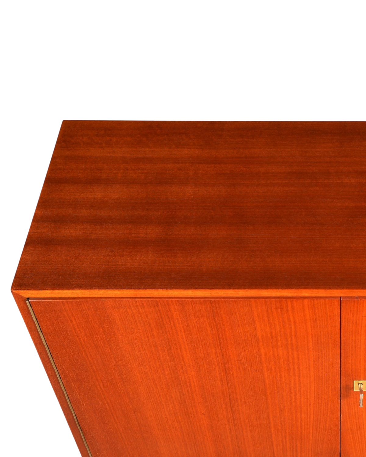 Hauptstadt Möblerei Mid Century Kommode aus Teakholz mit schöner Maserung und Vintage Design