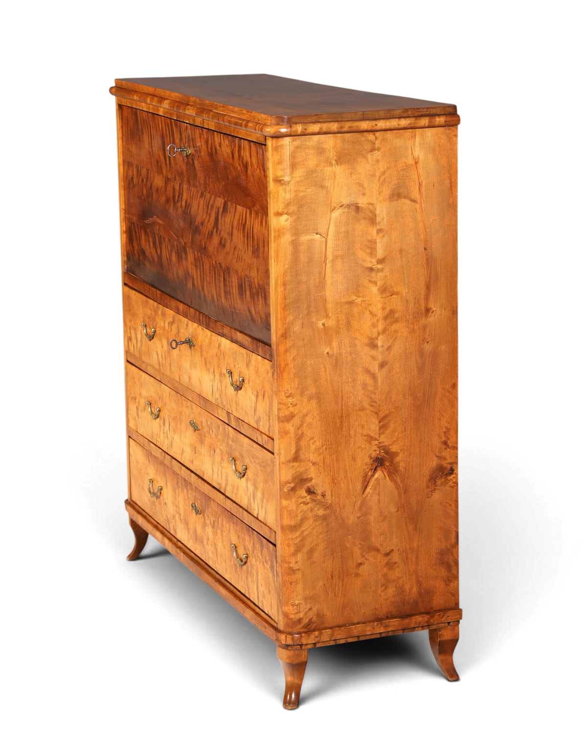Traumhafter Sekretär im Biedermeier Stil um 1930 Schreibmöbel echt Holz Vertiko Kommode Schubladenkommode