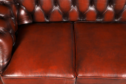 Wunderschönes Original Chesterfield Centurion Sofa 3-Sitzer Echt Leder Couch Englisch Ledersofa Vintage