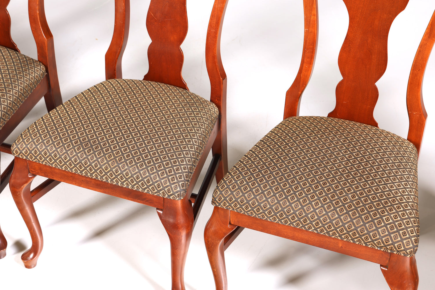 8x Edle Drexel Heritage Stühle Amerikanisch USA Chippendale Stil Stuhlset Küchenstuhl Set Esszimmer Stühle