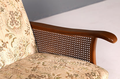 Wunderschöne Chippendale Couch Sofa 3-Sitzer Gästebett Polstersofa Antik Stil Wiener Geflecht Schlafsofa Wohnzimmer Lounge