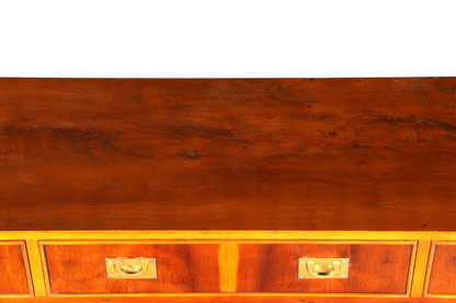 Traumhaftes XXL Maritim Sideboard Englische Schiffs Kommode Englisch Antik Schrank Military Chest