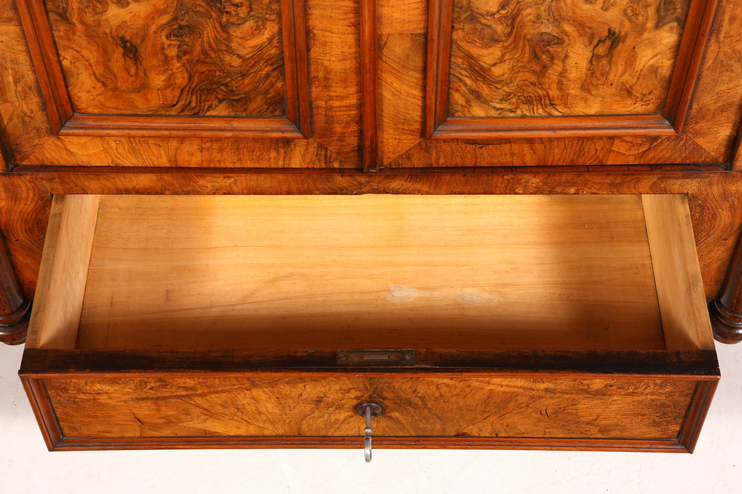 Traumhafte Louis Philippe Vitrine Antik Biedermeier Schrank echt Holz um 1880