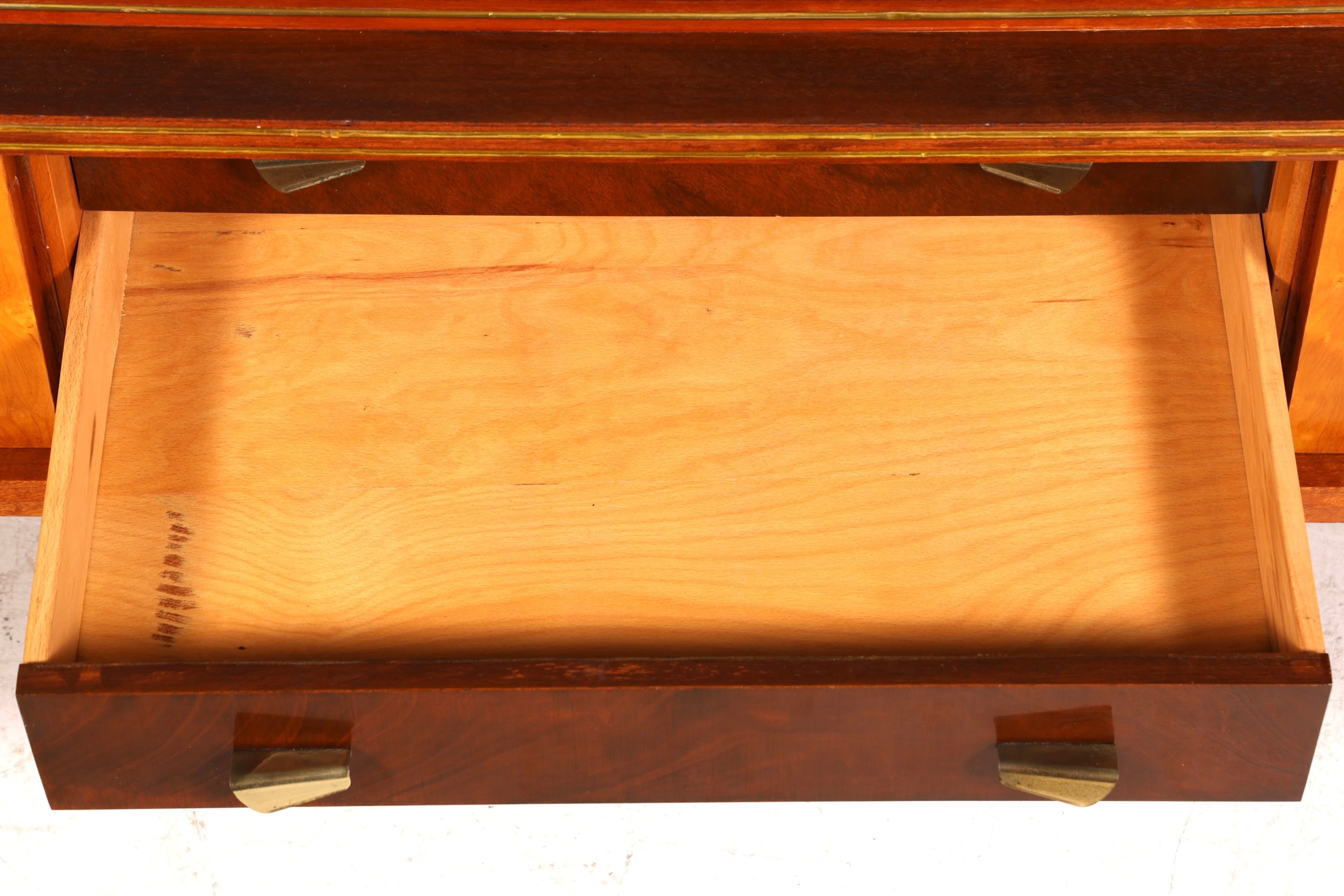 Mid Century Sideboard Vintage TV Kommode 60s Schiebetür Schrank Longboard Retro Lowboard