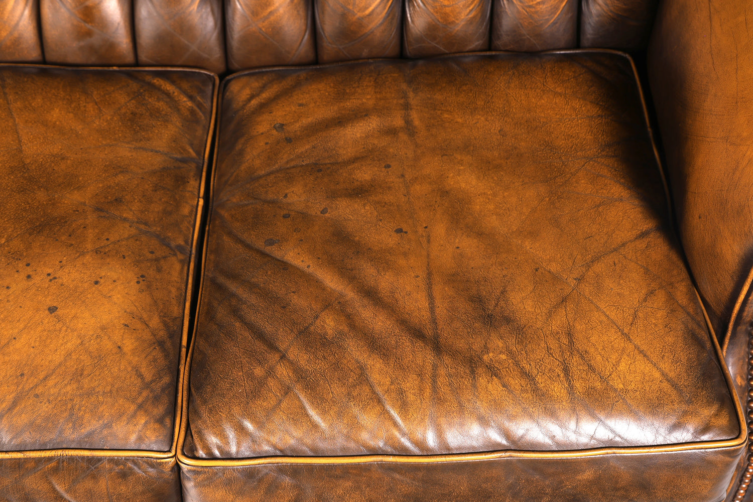 Stilvolles Original Chesterfield Sofa 3-Sitzer Couch England Polstersofa