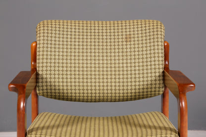 Edler Mid Century Armlehnstuhl Sekretär Stuhl Sessel Retro Holz Armlehnsessel Vintage 4 von 5
