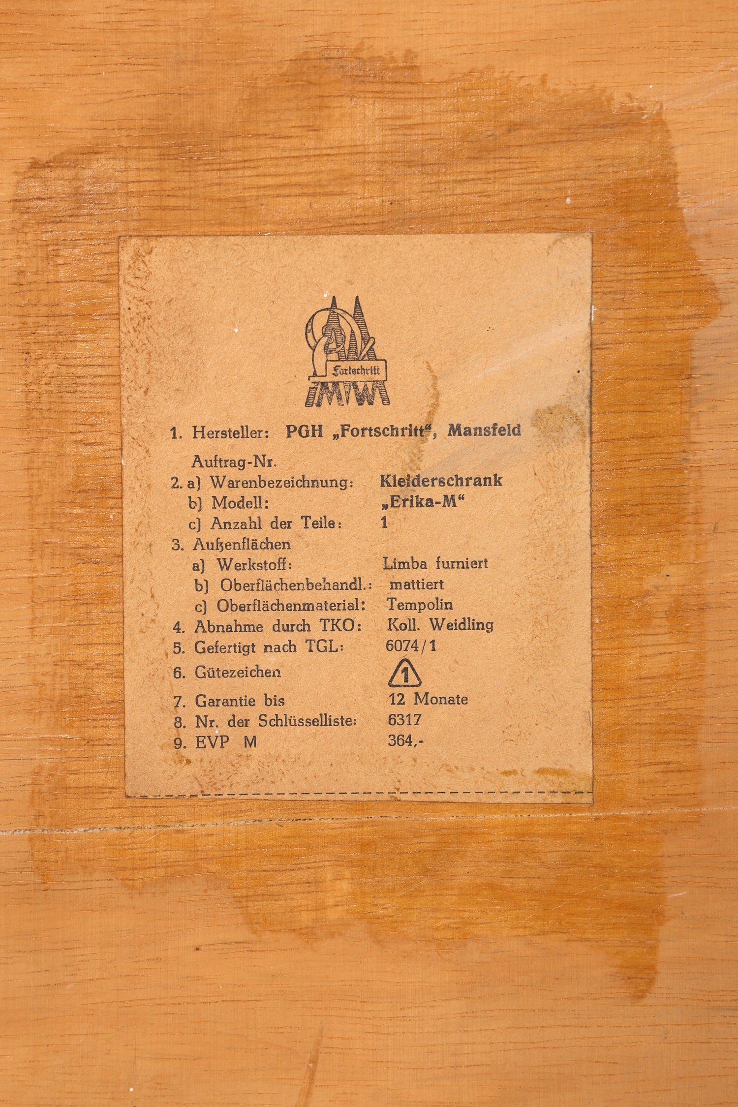 Traumhafter Mid Century Kleiderschrank Vintage Schrank Retro Wäscheschrank Dielenschrank