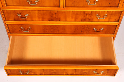 Wunderschöner Englischer Sekretär Eibe Schreibkommode Antik Stil Kommode UK Schreibtisch