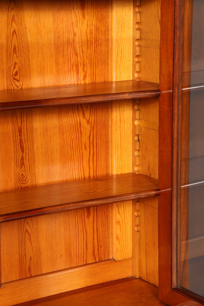 G405 Finish cm Traumhafte Louis Philippe Vitrine Antik Biedermeier Schrank echt Holz um 1880 (Kopie)