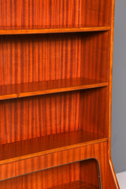 Wunderschöner Mid Century Schrank Bücherregal Vintage Sekretär Highboard Holz Regal