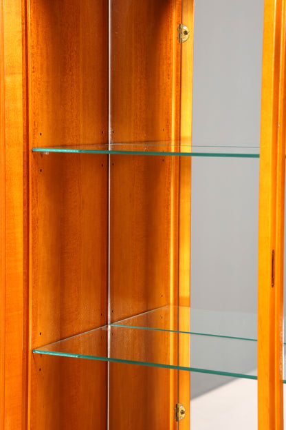 Wunderschöne Englische Vitrine Bücherschrank Buffet 60s Glasvitrine Bibliothek Regal Schrank Vintage