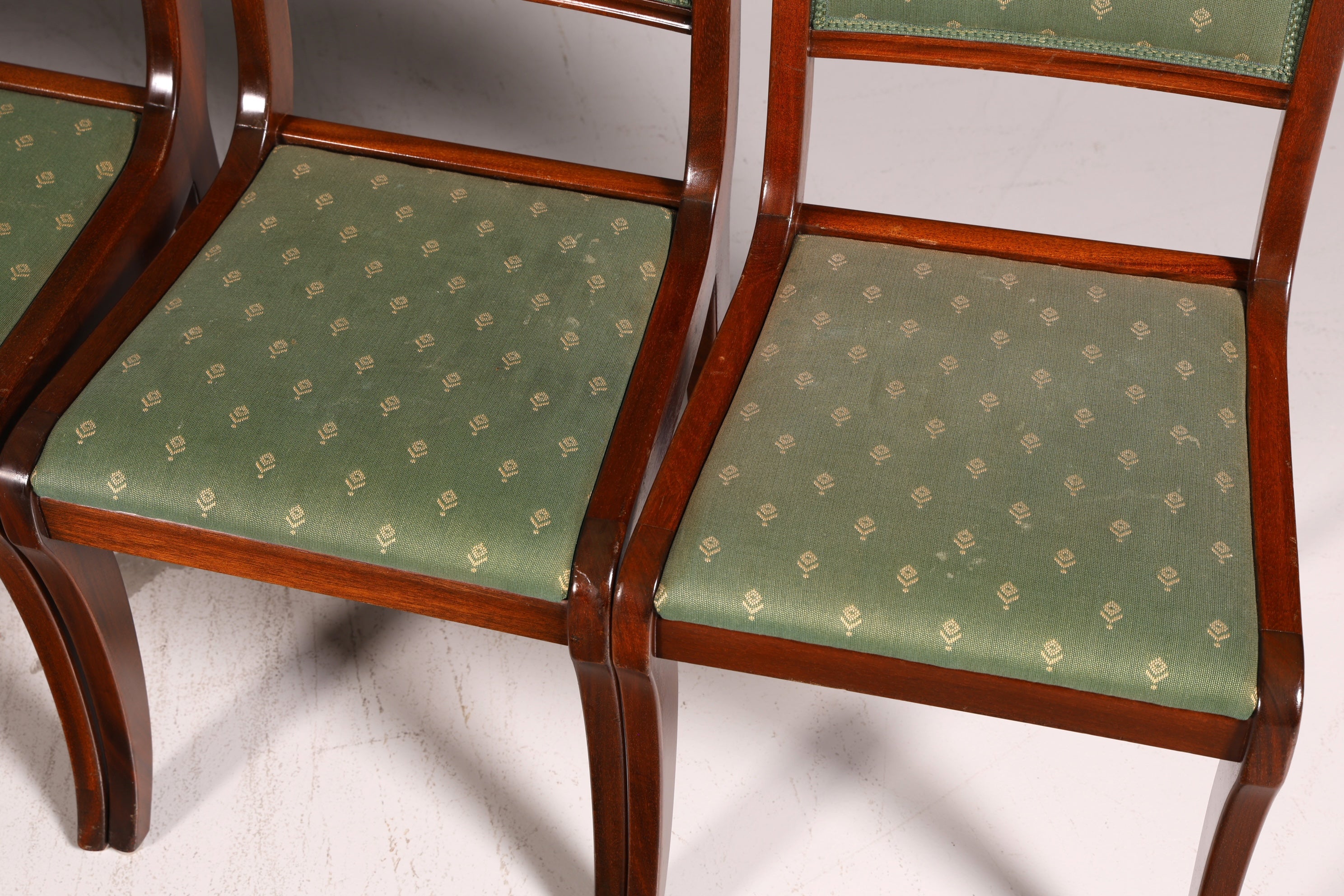 6x Elegant English Dining Chairs 60s Kitchen Chairs Dining Room Chairs Chair Set