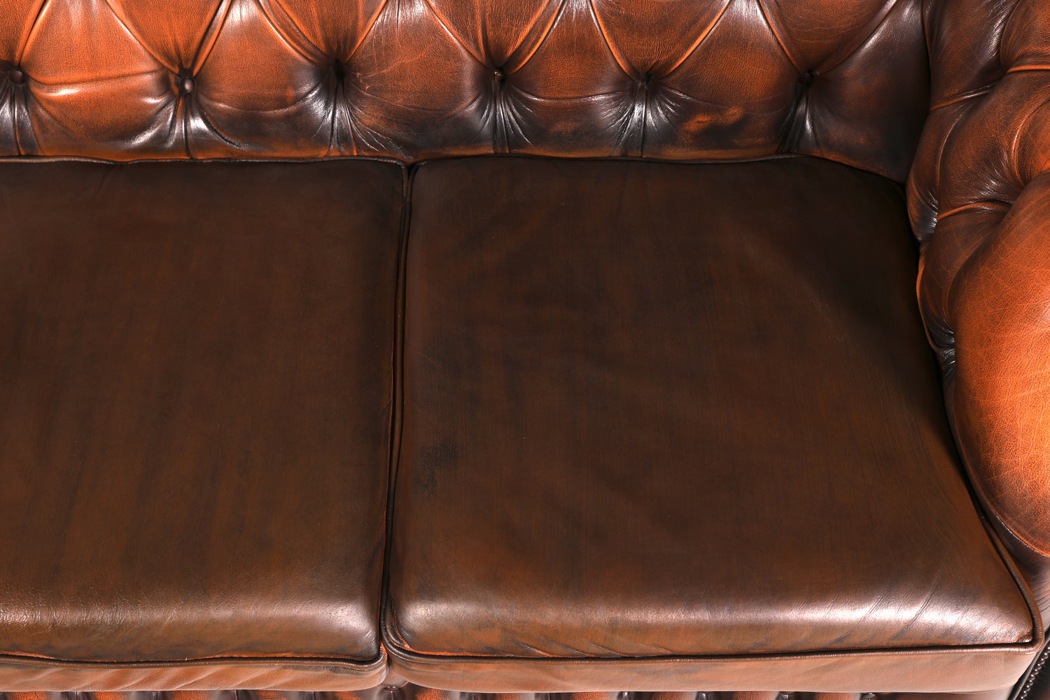 G154 Finish cm Wunderschönes Original Chesterfield Centurion Sofa 3- Sitzer echt Leder Couch (Kopie)