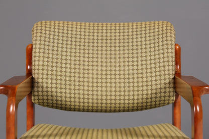 Edler Mid Century Armlehnstuhl Sekretär Stuhl Sessel Retro Holz Armlehnsessel Vintage 3 von 5