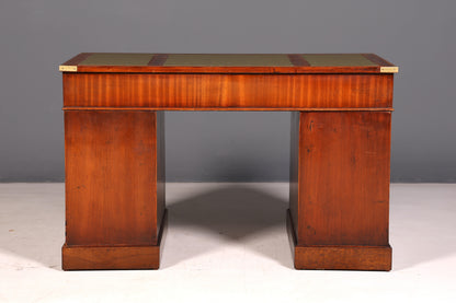 Edler Maritimer Schreibtisch Englischer Military Chest Bürotisch Office Table