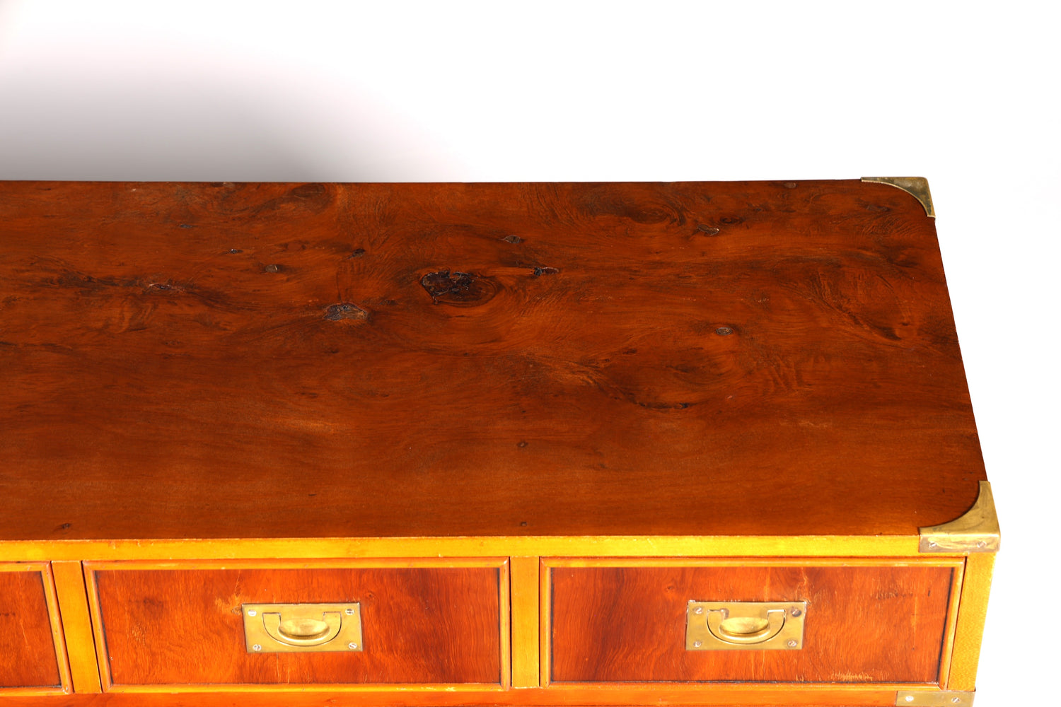 Traumhaftes XXL Maritim Sideboard Englische Schiffs Kommode Englisch Antik Schrank Military Chest